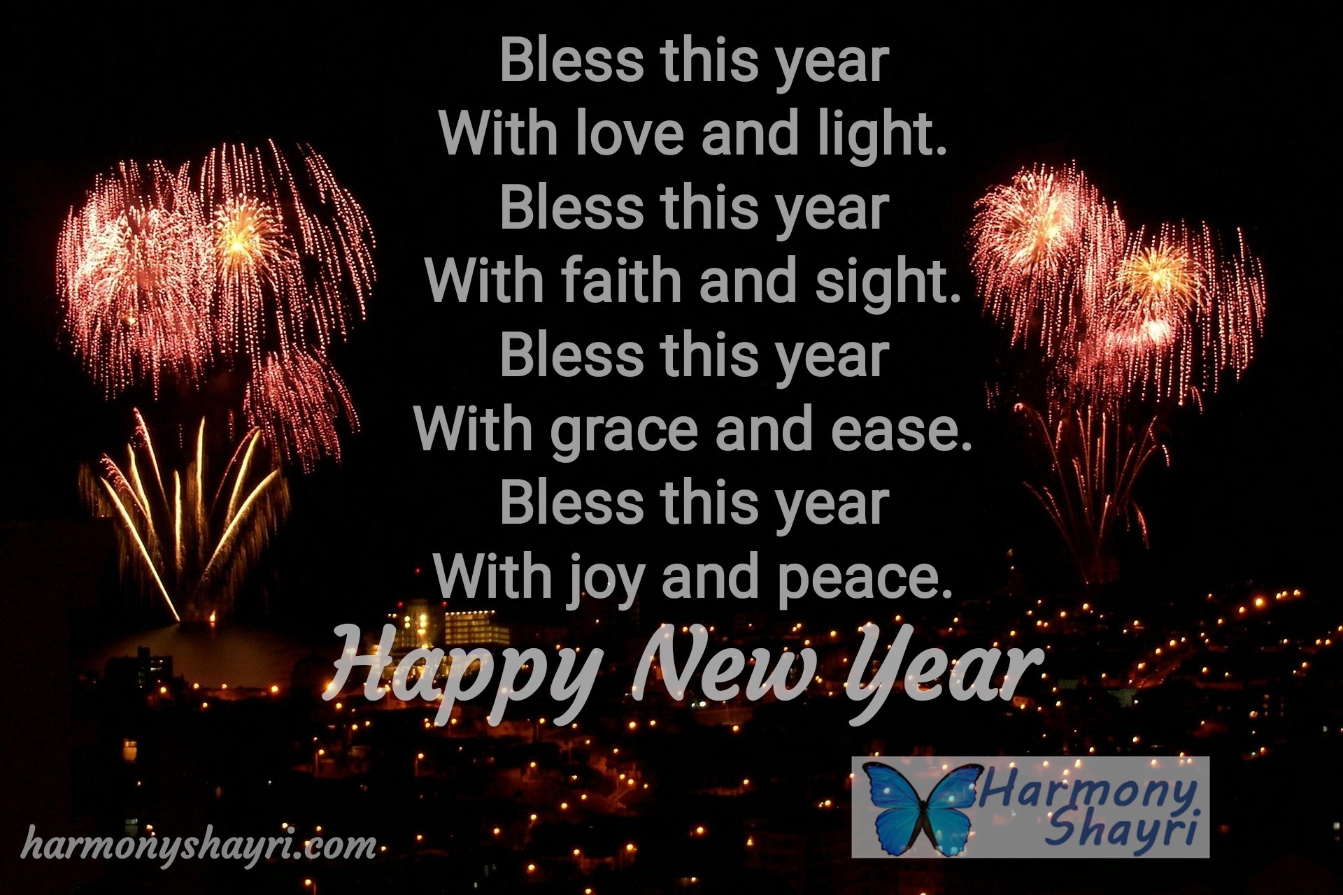 Bless this year – Happy New Year