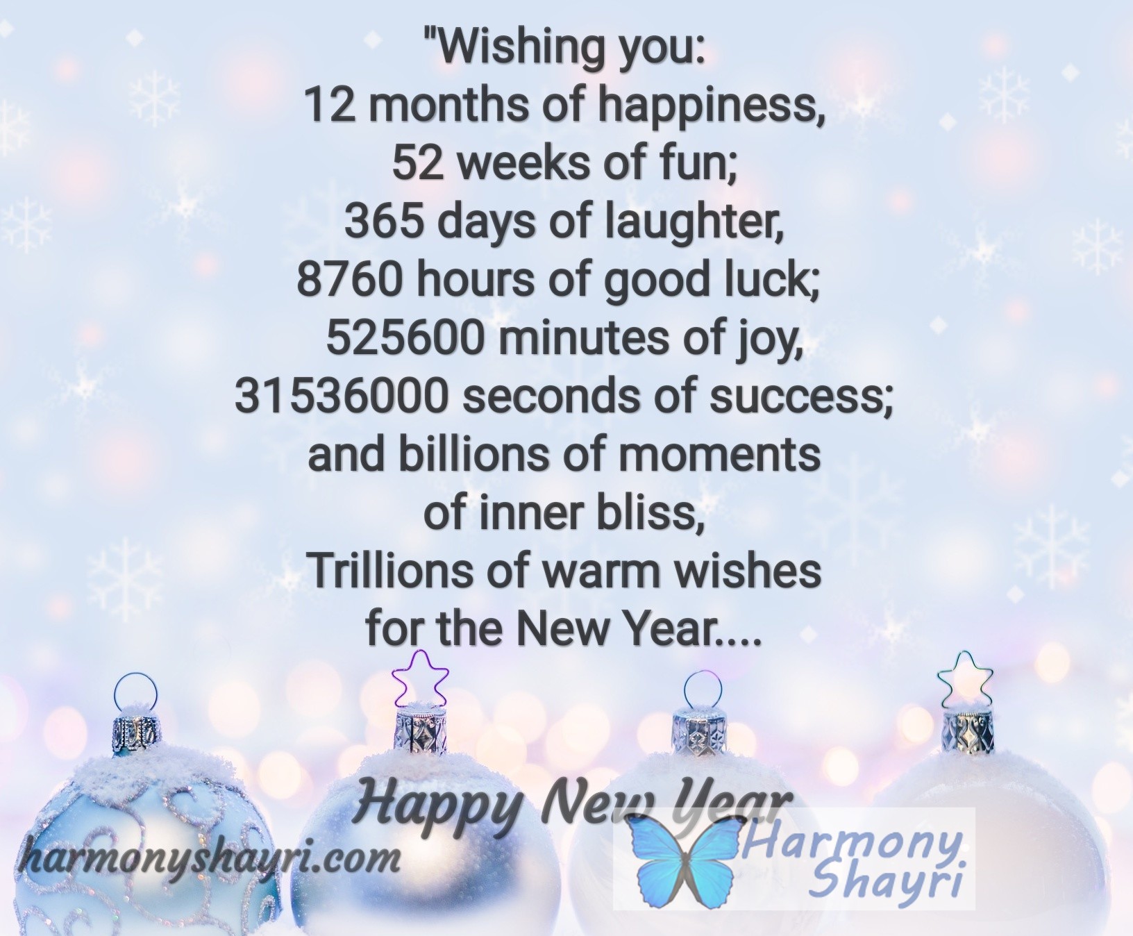 Wishing you a happy new year