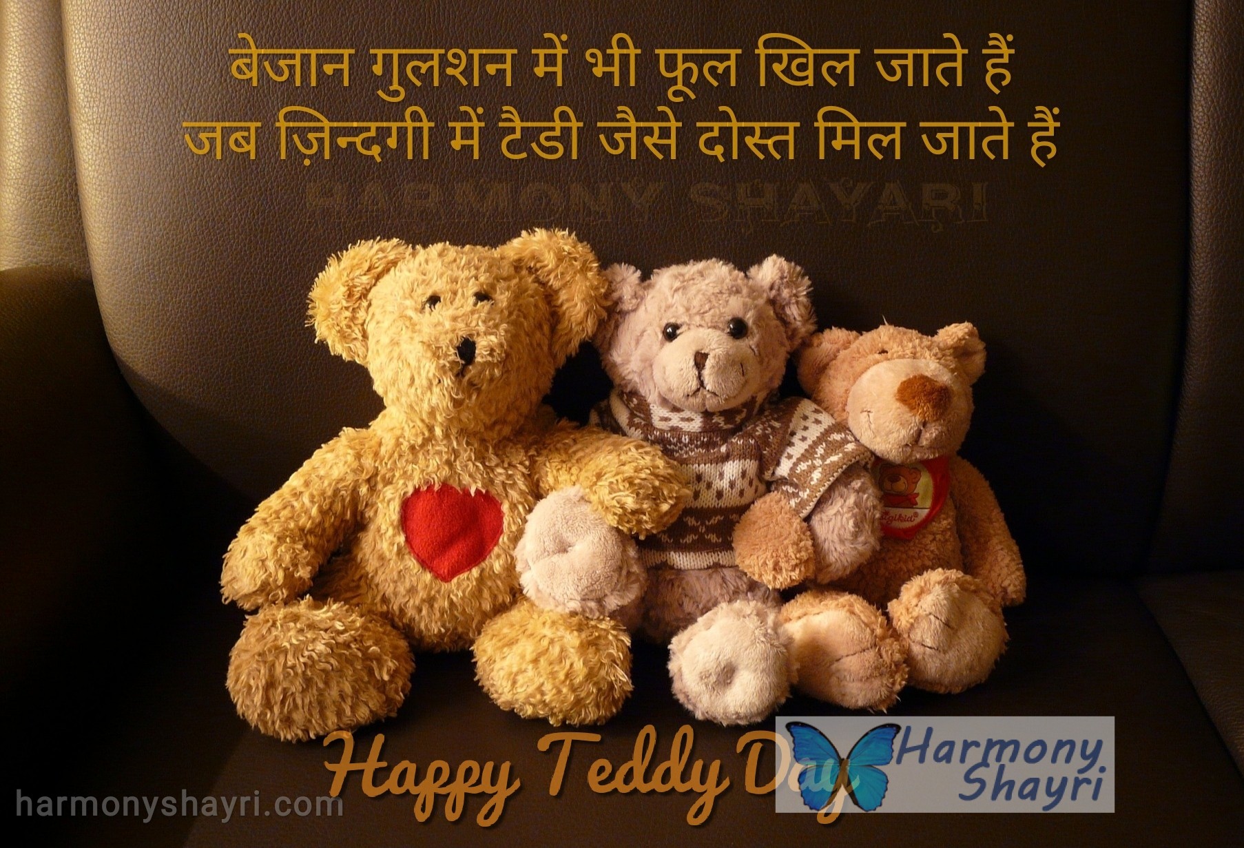 Bejaan gulshan mein bhi phool – Happy Teddy Day
