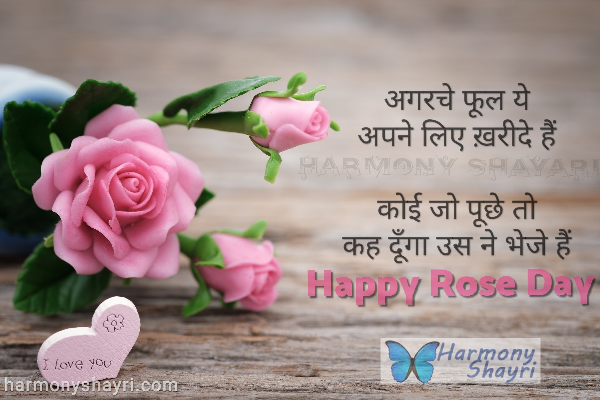 Agarche phool ye apne liye kharide hain – Happy Rose Day